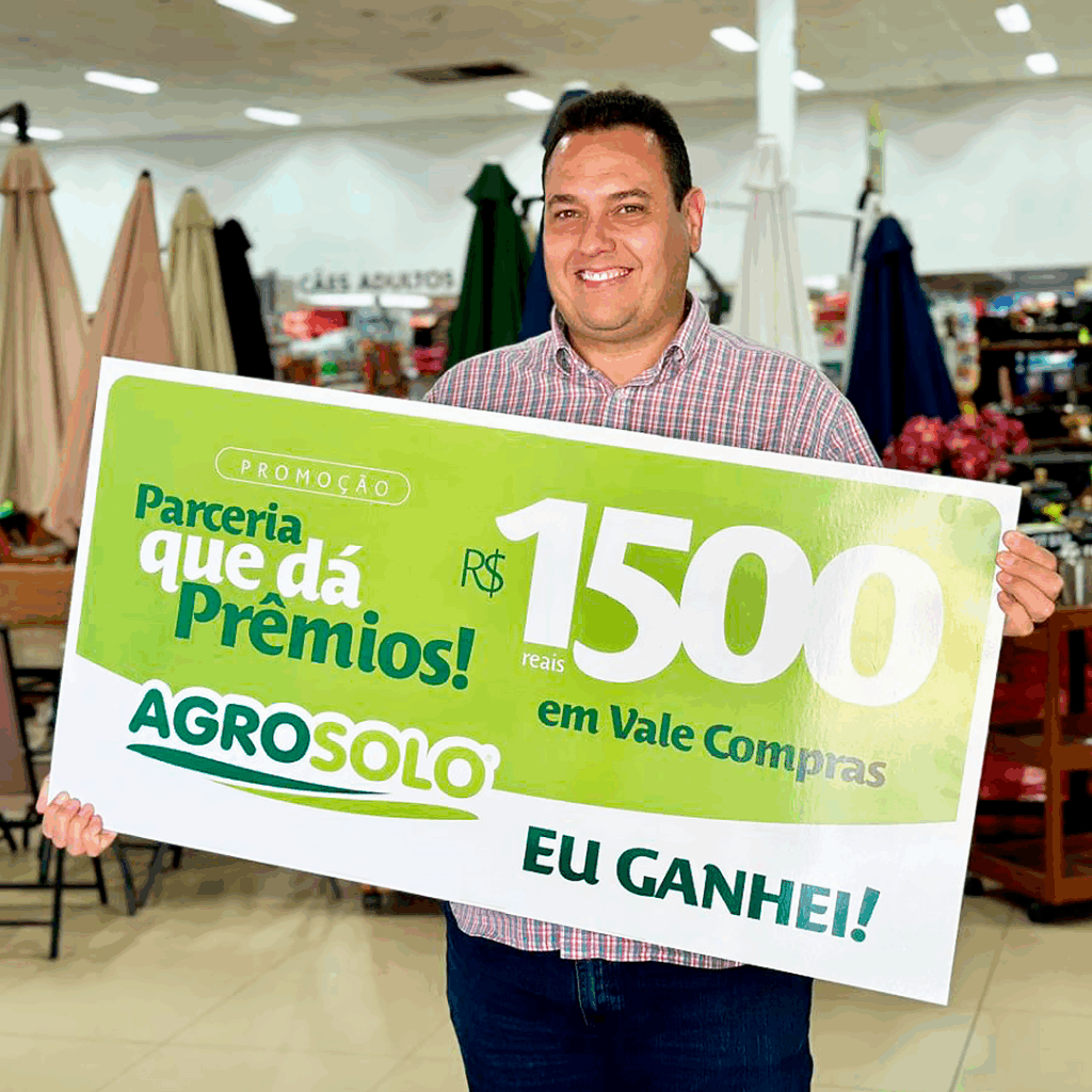 1º Ganhador: Fausto Dias