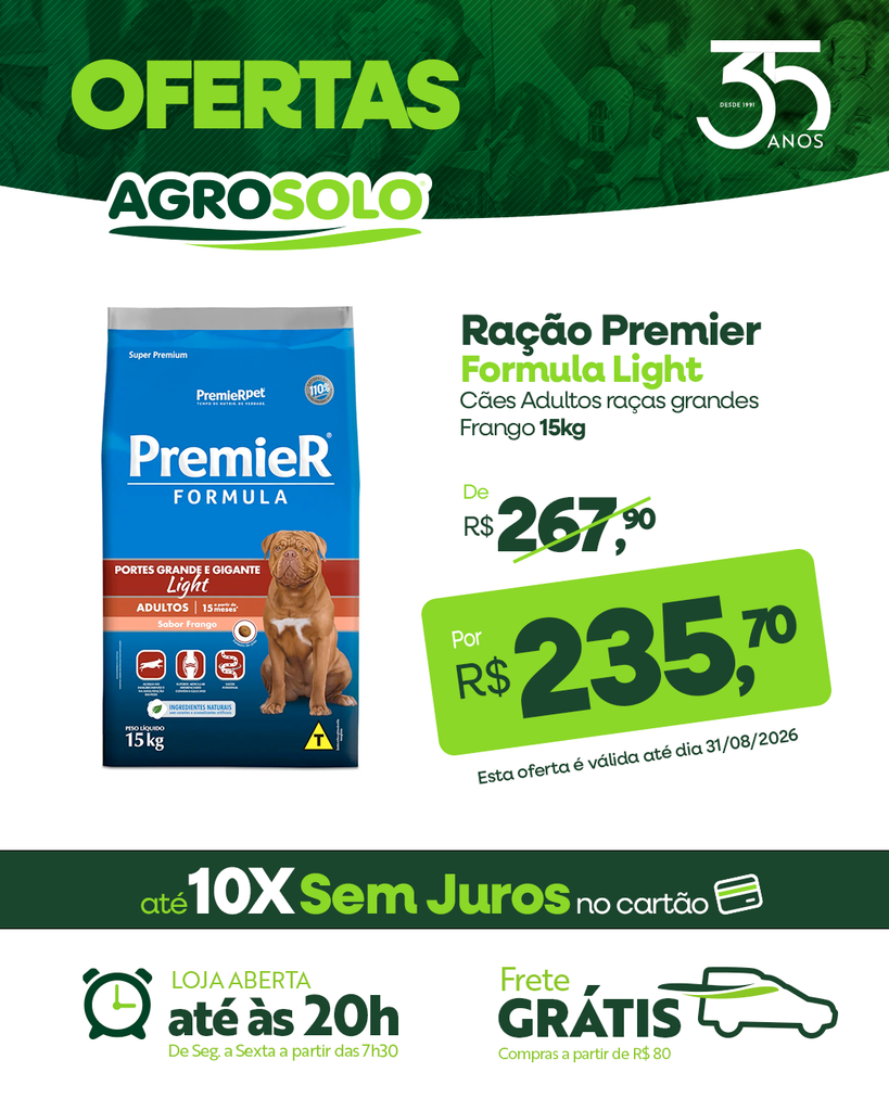 PREMIER FORMULA RAÇAS grandes