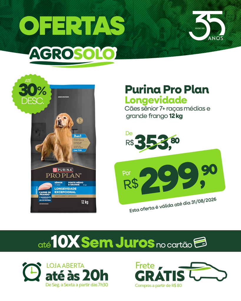 PRO PLAN LONGEVIDADE