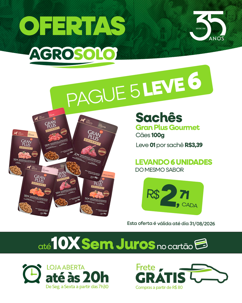 SACHE GRAN PLUS CÃES