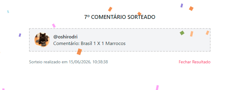 2 ganhador