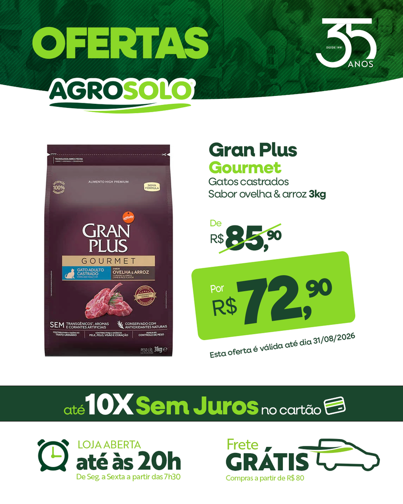 GRAN PLUS GATOS OVELHA