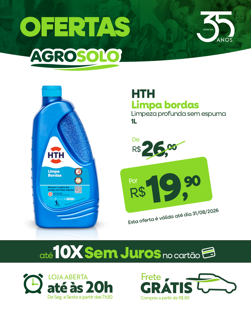 HTH LIMPA BORDA