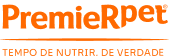 Logo premierpet laranja completo